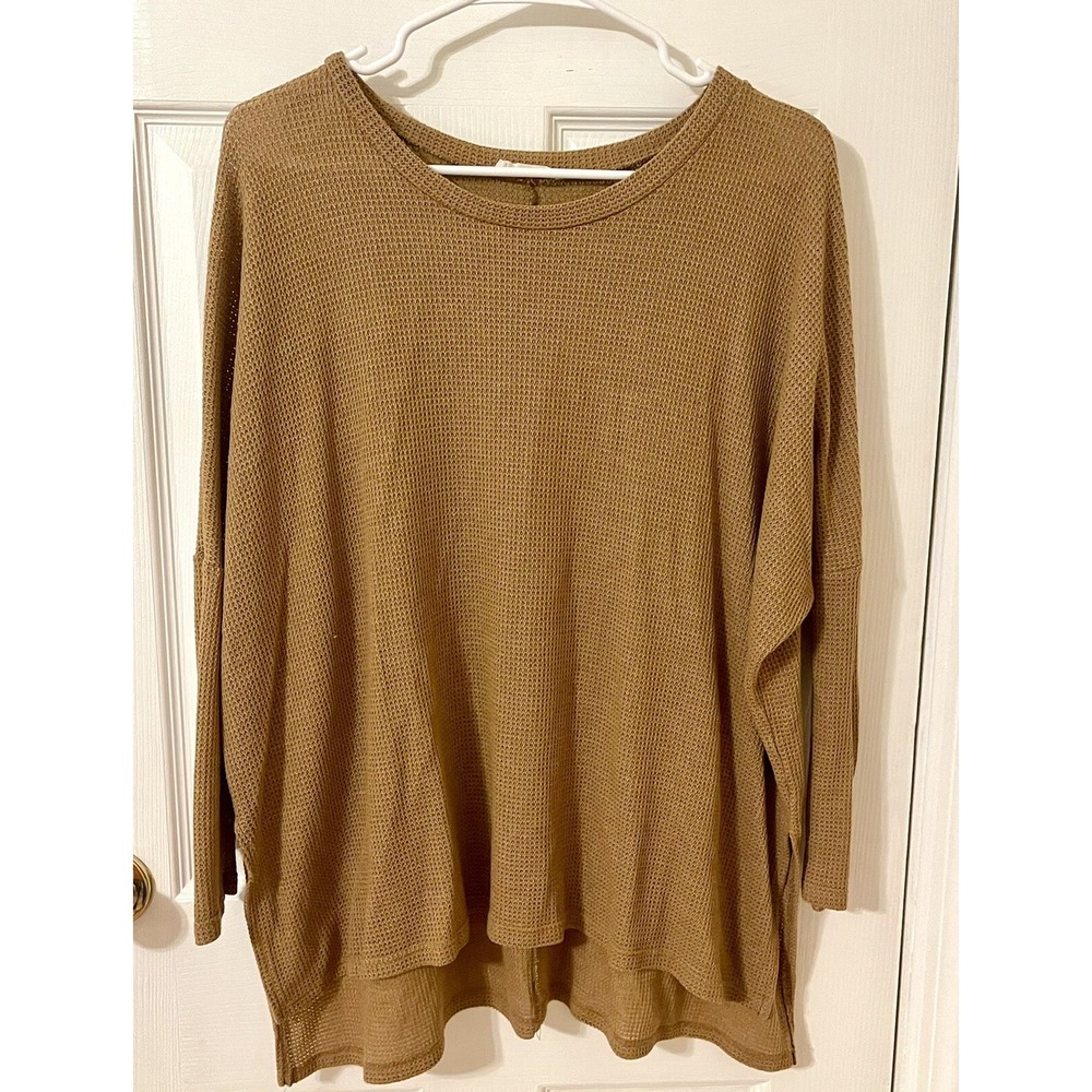 Womens ee:Some Waffle Top Large